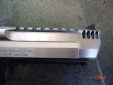 Magnum Research Desert Eagle 50AE,-the latest 2 tone solid stainless with built in Compensator,6
