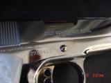Colt 1911 Government, fully refinished bright nickel with 24K accents,38 super,new,a real showpiece !! - 12 of 14