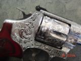 Smith & Wesson 629-6,deep engraved & polished by Flannery Engraving,44mag,6.5