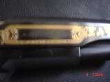 Colt Series 70,45acp,LAPD Commemorative,24k engraved,custom grips,& fitted wood case with brass plate,looks unfired !! - 14 of 15