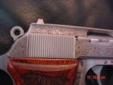 Walther PPK/S 1 of 400 Federal Eagle,from Talo,engraved slide,gold eagle,laser engraved Rosewood grips,2 mags,in box with all papers,unfired,very rare - 5 of 15