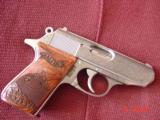 Walther PPK/S 1 of 400 Federal Eagle,from Talo,engraved slide,gold eagle,laser engraved Rosewood grips,2 mags,in box with all papers,unfired,very rare - 13 of 15