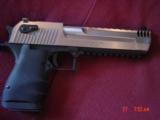 Magnum Research Desert Eagle 50AE,with stainless upper & alloy lower,2 tone with built on compensator,hardest to find,6