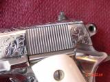 Colt Officers 45,Series 80,Master engraved & polished by Bob Valade,real Ivory grips,3 1/2