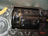 Smith & Wesson 10-5,38spl.fully engraved & reblued by Flannery Engraving,with 24K accents & gold inlay,2