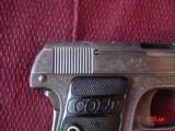 Colt 1908,25auto,Vest Pocket, rerfinished in French Gray,& master engraved by Augie LoPrinzi,made 1914,awesom 1 of a kind work of art - 4 of 15