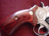 Smith & Wesson 460,5",fully engraved & polished by Flannery engraving,Rosewood grips,box & papers-awesome work of art !! - 6 of 15