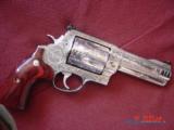 Smith & Wesson 460,5",fully engraved & polished by Flannery engraving,Rosewood grips,box & papers-awesome work of art !! - 1 of 15