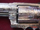 Smith & Wesson 460,5",fully engraved & polished by Flannery engraving,Rosewood grips,box & papers-awesome work of art !! - 4 of 15