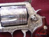 Smith & Wesson 460,5",fully engraved & polished by Flannery engraving,Rosewood grips,box & papers-awesome work of art !! - 3 of 15
