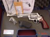 Smith & Wesson 460,5",fully engraved & polished by Flannery engraving,Rosewood grips,box & papers-awesome work of art !! - 13 of 15