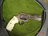 Colt Diamondback 38 special,4",fully refinished in bright mirror nickel,with 24k gold accents & custom bonded ivory grips-made 1978,awesome showp - 13 of 15