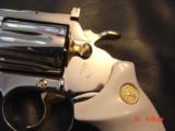 Colt Diamondback 38 special,4",fully refinished in bright mirror nickel,with 24k gold accents & custom bonded ivory grips-made 1978,awesome showp - 6 of 15