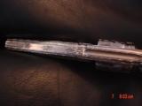 Smith & Wesson 10-6 38SPL 4" fully refinished in bright nickel & engraved by Flannery Engraving,Pearlite grips,1 of a kind work of art & certific - 10 of 15