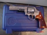 Smith & Wesson 629-6 5" 44 mag Fully engraved by Flannery & polished,Rosewood grips,certificate,awesome showpiece !! - 14 of 15