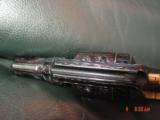 Smith & Wesson 10-5,rare 2" snubby,fully refinished & engraved by Flannery Engraving,reblued,with 24K accents & gold inlay,Pearlite grips,awesome - 9 of 15