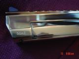 Magnum Research Desert Eagle 50AE,Rare bright mirror Titanium Gold finish,6" MK XIX,top rail,never fired,in case with all papers,a showpiece cann - 2 of 15