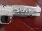 Colt Delta Elite 10MM,fully polished & engraved by Flannery Engraving,faux ivory & original grips,box & manual,awesome 1 of a kind showpiece !! - 5 of 15