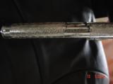 Colt Delta Elite 10MM,fully polished & engraved by Flannery Engraving,faux ivory & original grips,box & manual,awesome 1 of a kind showpiece !! - 8 of 15