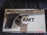 AMT AUTO MAG III,30 carbine,6 1/2" barrel,adj site,2 mags,original case,& owners manual-copy-a fun flame thrower-indoors-fun to shoot !! - 14 of 15