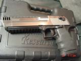 Magnum Research Desert Eagle 50AE,6", rare solid stainless & alloy frame with built on comp !,top & bottom rails,box & all papers,never fired,awe - 5 of 15