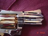 Colt Diamondback rare 2 1/2", 38 Special,fully refinished in bright nickel & 24K gold,bonded ivory grips, made 1975,redone in Nov.2016- a work of - 7 of 15