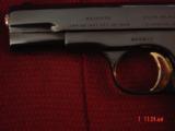 Colt 1903,32 Cal hammerless,made in 1916,fully refinished blue,with 24K gold accents,bonded ivory,awesome showpiece !! - 6 of 15