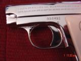 Colt 1908 Vest Pocket,25 caliber,fully refinished in bright nickel-done in Nov 2016,bonded ivory grips,made in 1923-awesome showpiece !! - 3 of 15