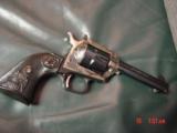 Colt John Wayne The Duke Commemorative New Frontier,22LR,in fitted wood case,sterling engraved,& sterling plate,never fired. 1986 - 8 of 15