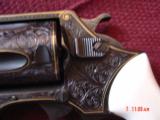 Charter Arms Undercover 2",38SP,deep relief Master hand engraved-Angelo Bee,24K inlays,real Ivory grips,awesome 1 of a kind pocket revolver !! - 9 of 15