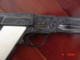 Colt Match Target 22lr,Angelo Bee master engraved,24K gold inlays,real ivory grips,1975,awesome work of art !!Rare !! - 8 of 15