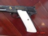 Colt Match Target 22lr,Angelo Bee master engraved,24K gold inlays,real ivory grips,1975,awesome work of art !!Rare !! - 2 of 15