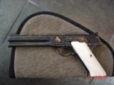 Colt Match Target 22lr,Angelo Bee master engraved,24K gold inlays,real ivory grips,1975,awesome work of art !!Rare !! - 13 of 15