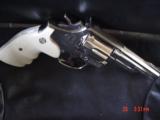Smith & Wesson 19-4,4" 357,refinished in bright nickel in 2016,bonded ivory grips,pinned,combat magnum-1977-1981,awesome showpiece !! - 14 of 15