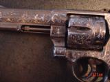 Smith & Wesson 629-6,44mag,5" barrel,fully polished & engraved by Flannery Engraving,Rosewood grips,never fired,1 of a kind work of art !! - 8 of 15