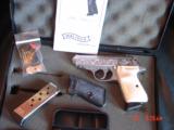 Walther PPK/S 380,fully deep hand engraved & polished by Flannery Engraving,bonded ivory & original grips,certificate,2 mags,manual,awesome carry gun
- 12 of 15