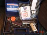 Colt Defender 3",45ACP,fully deep hand engraved & polished by Flannery Engraving,bonded ivory & regular grips,2 mags,box,a work of art ! 1 of a k - 7 of 15