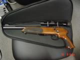 Anschutz Exemplar 10" barrel, 22 LR, Leupold pistol scope, 3-5 round magazines, beautiful wood stock,light trigger,very accurate & quite rare now - 12 of 15