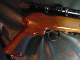 Anschutz Exemplar 10" barrel, 22 LR, Leupold pistol scope, 3-5 round magazines, beautiful wood stock,light trigger,very accurate & quite rare now - 8 of 15