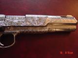 AMT Auto Mag V-rare 50 caliber,fully deep hand engraved & polished by Flannery engraving,7" barrel,2 mags,manual, the only one in the world !! po - 5 of 15
