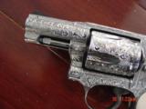 Smith & Wesson 640-3,2"barrel,357 mag.,fully deep hand engraved & polished by Flannery Engraving,,bonded ivory grips,1 of a kind work of art, NIB - 7 of 15
