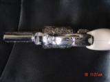 Smith & Wesson 640-3,2"barrel,357 mag.,fully deep hand engraved & polished by Flannery Engraving,,bonded ivory grips,1 of a kind work of art, NIB - 13 of 15