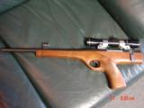 Wichita Silhouette pistol 15" barrel;,308 Win.,walnut stock,thumbrest,Leupold scope & rear peephole site,hair trigger,like new,& very rare indeed - 4 of 15