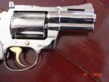 Colt Diamondback,2 1/2",38SPL,fully refinished in bright nickel with gold accents,bonded ivory grips,made 1978,awesome showpiece !! - 7 of 15