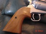 North American Arms RARE 450 Magnum Express,7 1/2",stainless,wood grips,looks like new,heavy aluminum case !! - 8 of 15