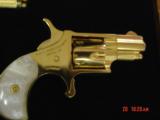 North American Arms-Rare 3 gun set,Golden Eagles,24K plated,in fitted case,22S,22LR,& 22Mag,never fired,with all boxes & papers.nicer in person - 4 of 13
