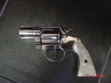 Colt Cobra 2" barrel,1978,bright mirror nickel,Pearlie grips,38 Special,looks like new-awesome showpiece !! - 14 of 15