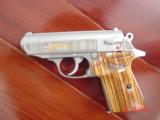 Walther PPK/S,1 of 1000,Premier Gold Tiger Edition,engraved jungle scene,Bamboo styled grips 380,awesome showpiece !! - 11 of 15