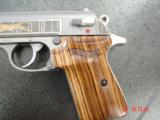 Walther PPK/S,1 of 1000,Premier Gold Tiger Edition,engraved jungle scene,Bamboo styled grips 380,awesome showpiece !! - 5 of 15