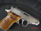 Walther PPK/S,1 of 1000,Premier Gold Tiger Edition,engraved jungle scene,Bamboo styled grips 380,awesome showpiece !! - 2 of 15